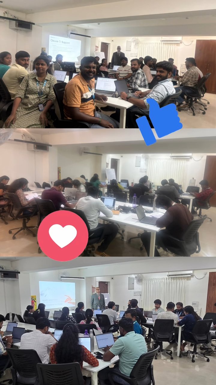 ISO/IEC 27001 internal audit session at Telecomatics Technologies