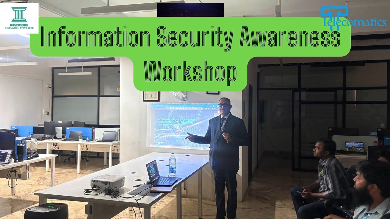 Information security and AI awareness workshop at Telecomatics Technologies